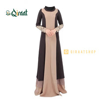 Two-Tone Abaya Dress